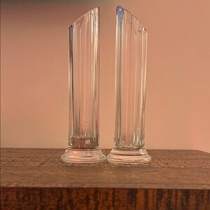 Daume France Glass Vase Set